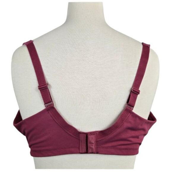 Soma Stunning Support Full Coverage Bra Dark Red Size 38DD - Picture 2 of 4